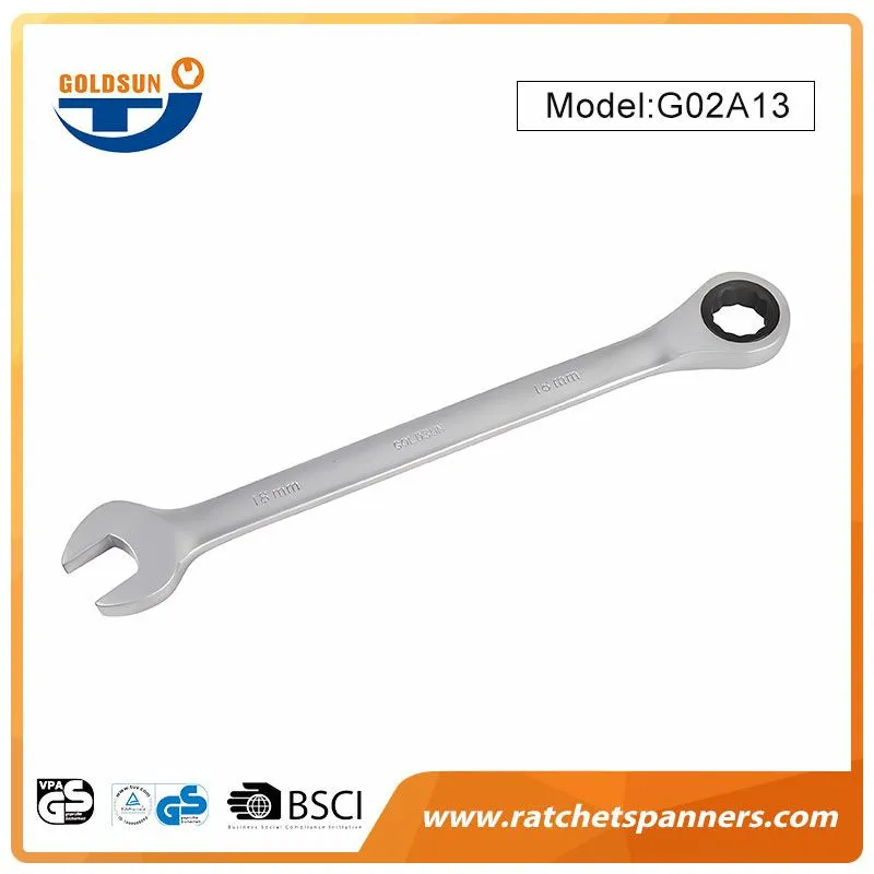 CR-V Steel Combination Ratchet Wrench