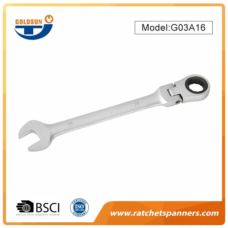 Industrial Flexible Head Ratchet Wrench