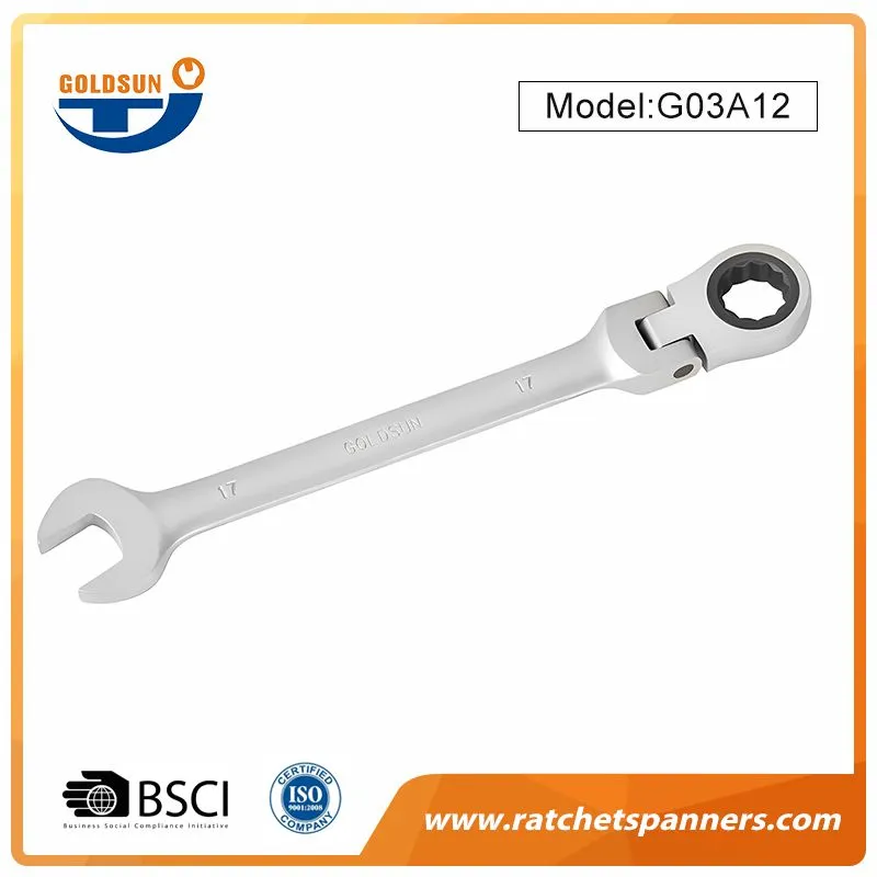 Professional Superior Flexible Head Ratchet Wrench