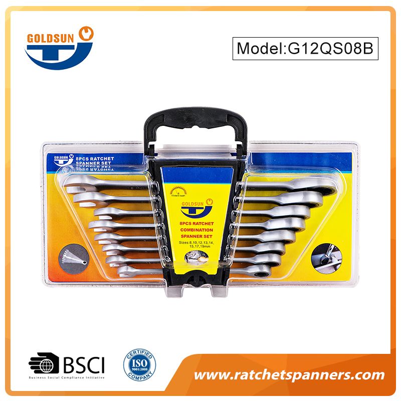 Ratchet Spanner Set with Carrying Bag
