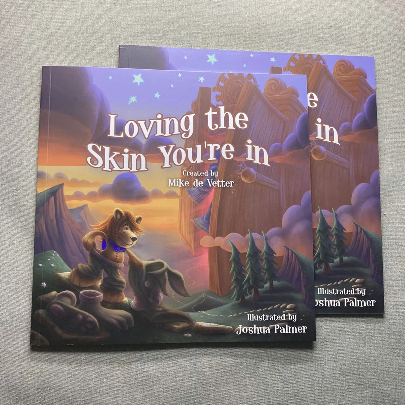Impressão de livros de histórias infantis em brochura