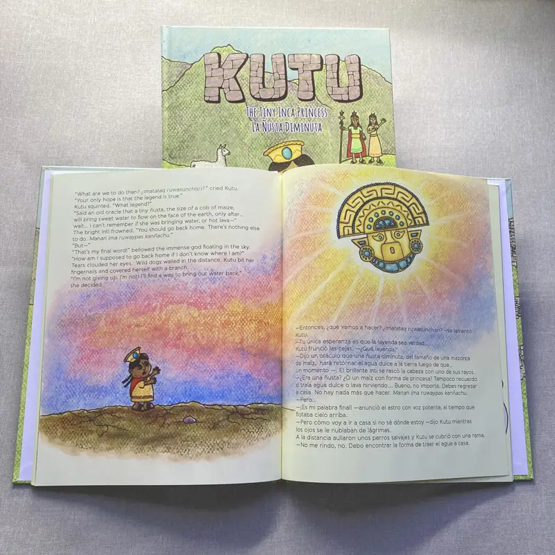 Libro de cuentos impreso para niños