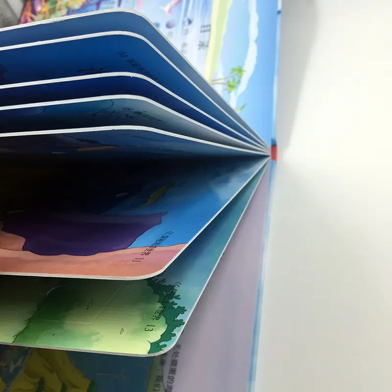 Libro de tarjetas para bebés Impresión de libros de cartón para niños