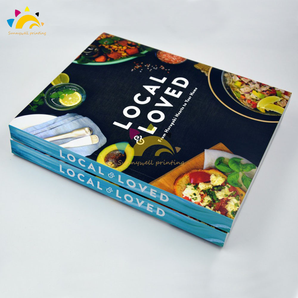 Full color printing food book recipe cooking book printing
