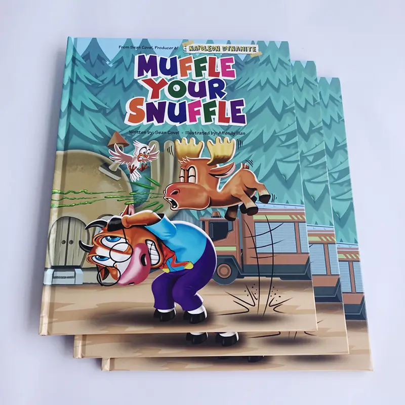 Libro di fumetti per bambini con copertina rigida