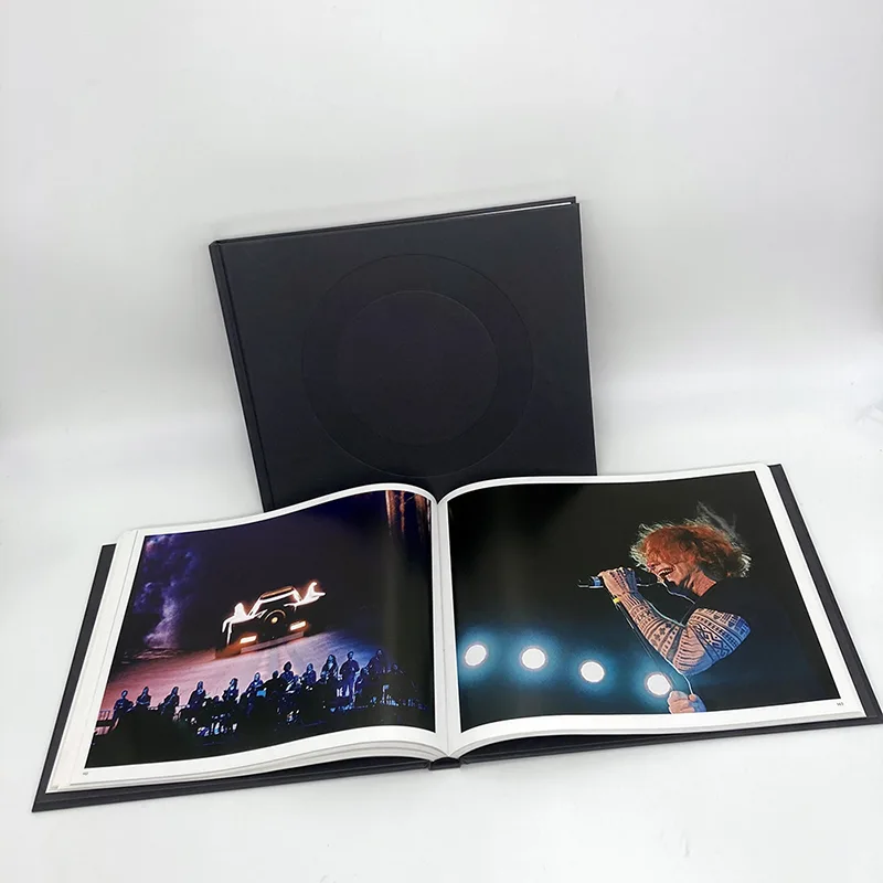 Impresión de libros de conciertos de música de tapa dura con estuche