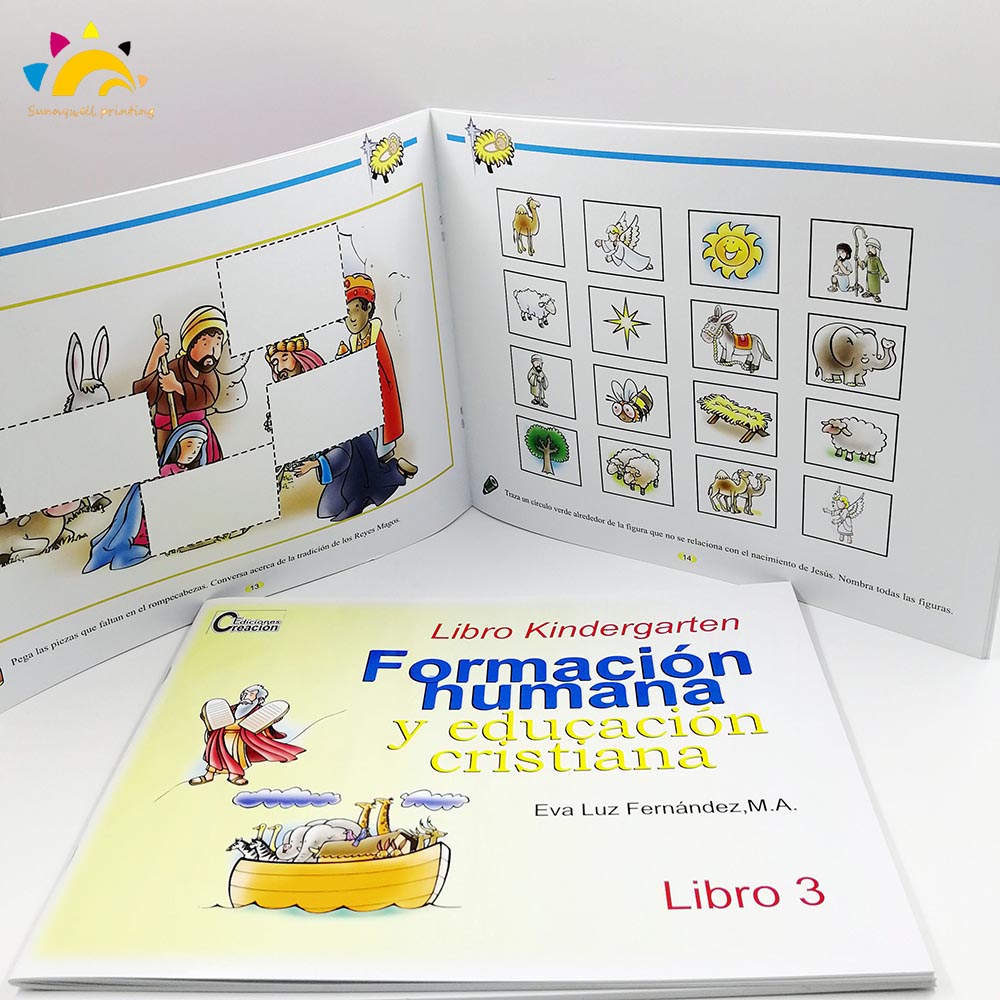 Kindergarten education book direct printing factory