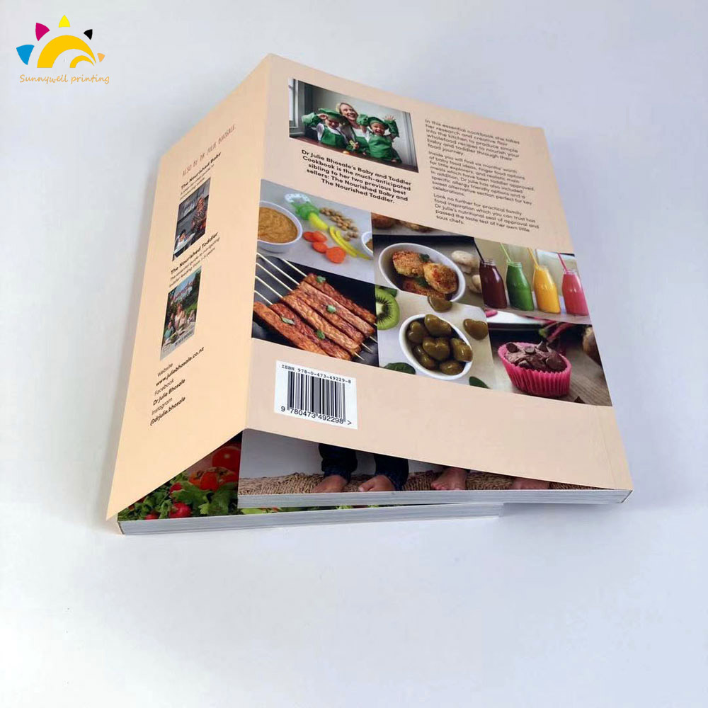 Paper cover food book recipe cooking book printing