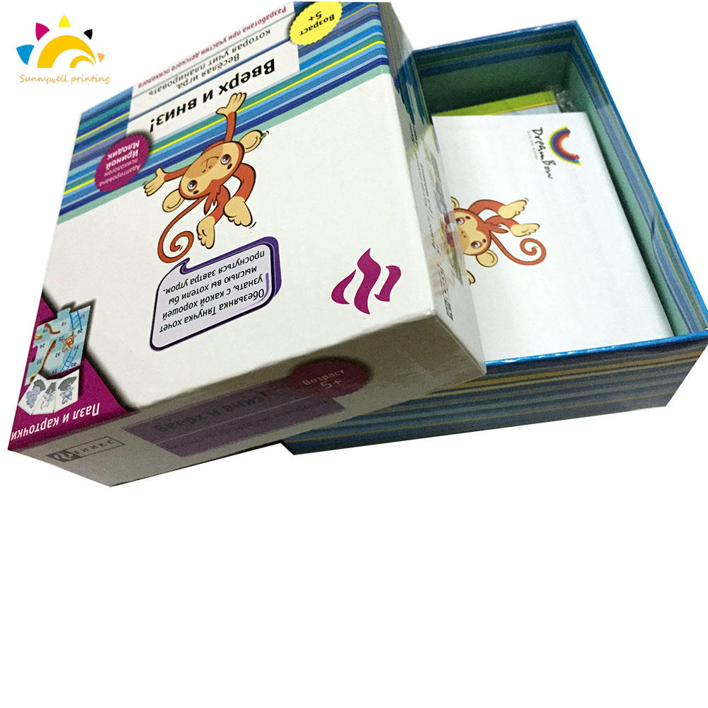 printing play card with gift box