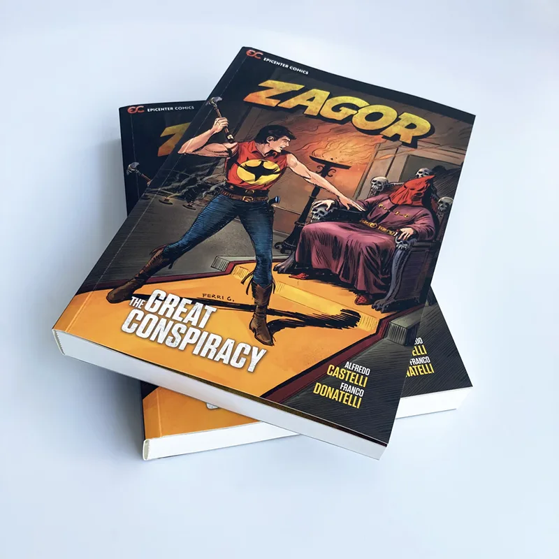 Drucken von Softcover-Comics