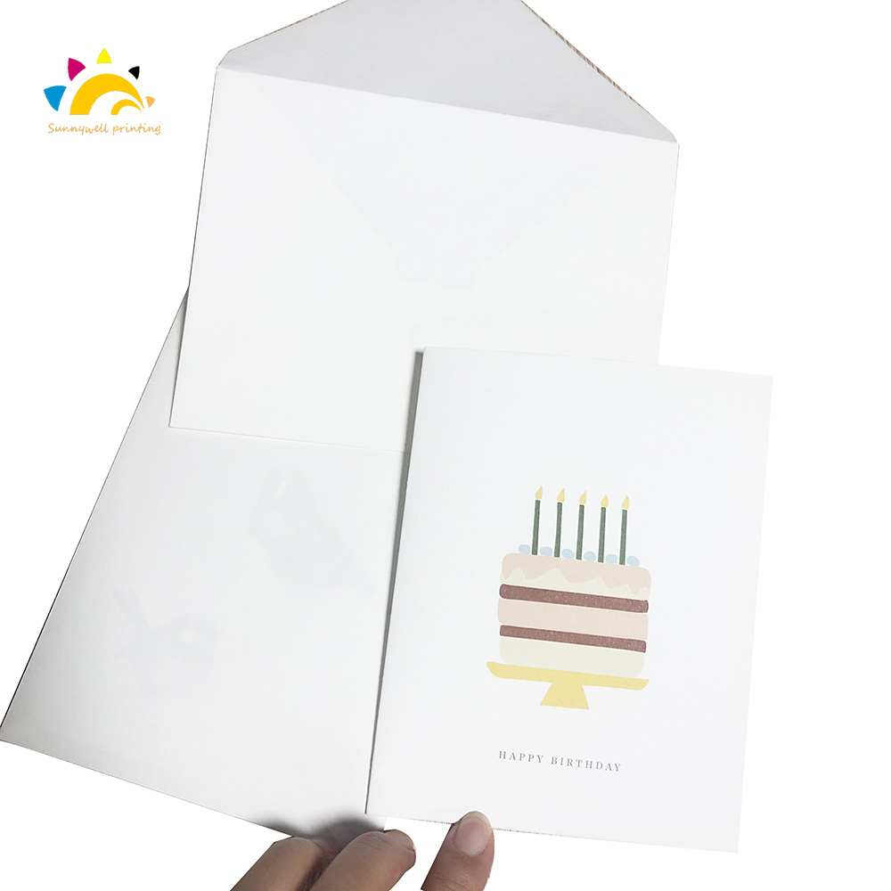 Thank you card Thank U card printing with envelope