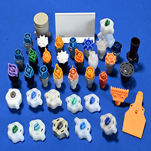 Various types of nozzles