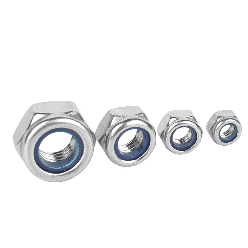 What is the difference between a hex nut and a Nyloc nut?