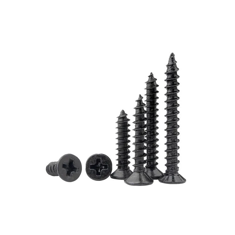 Swarte selstapping screws