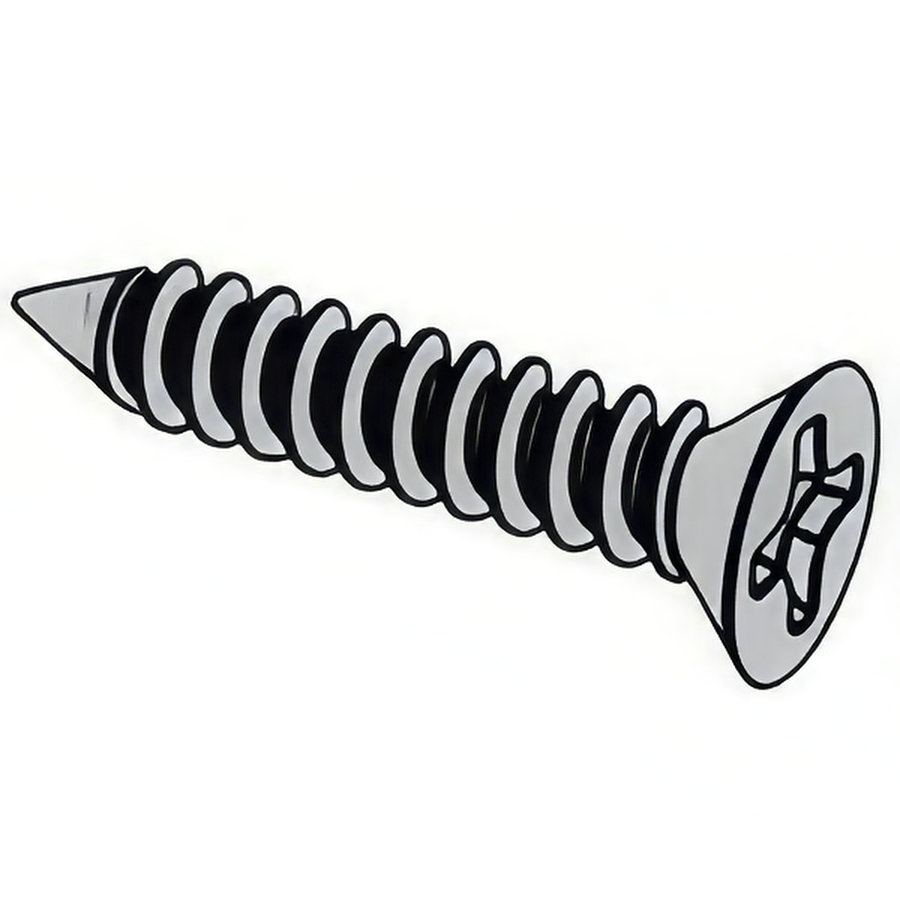 Cross Recessed Countersunk (Flat) Head Tapping Screws