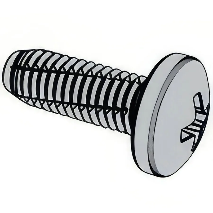 Cross Recessed Pan Head Thread Cutting Screws - Form AE