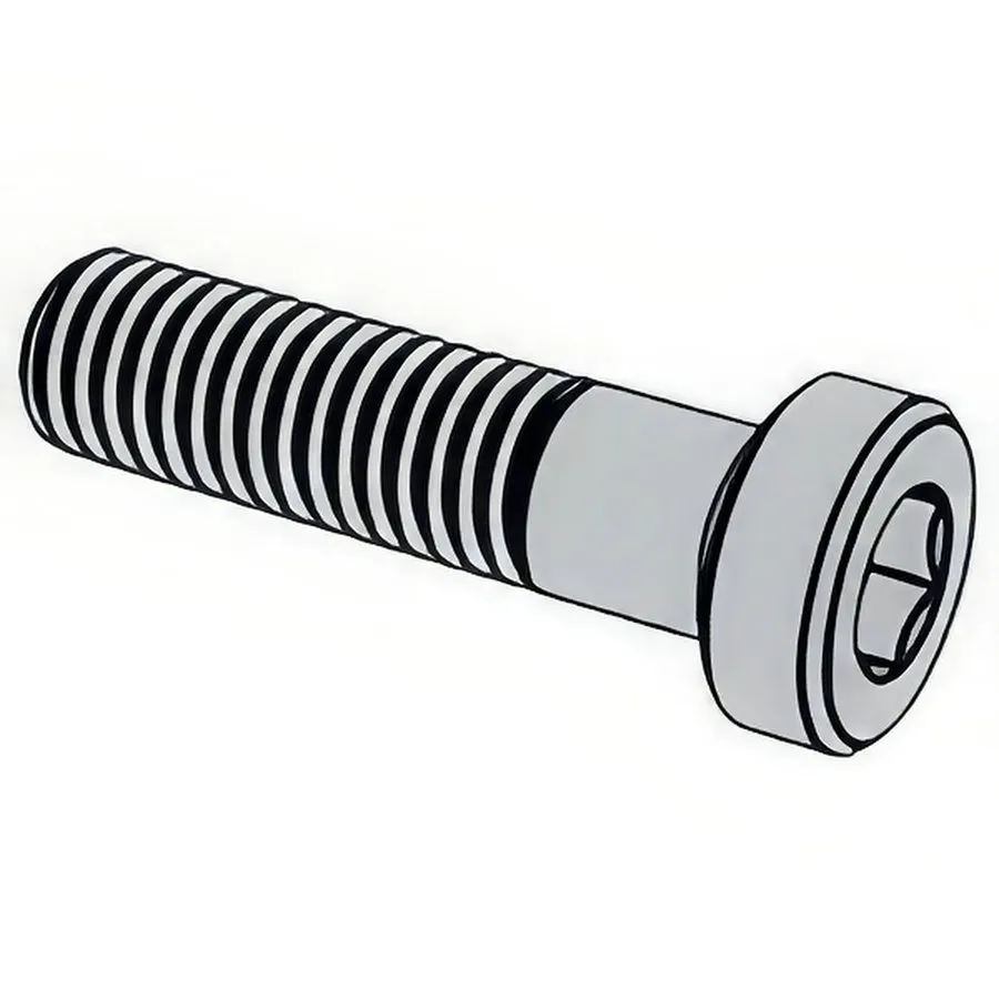 Hexagon Socket Head Cap Screws with Center, with Low Head