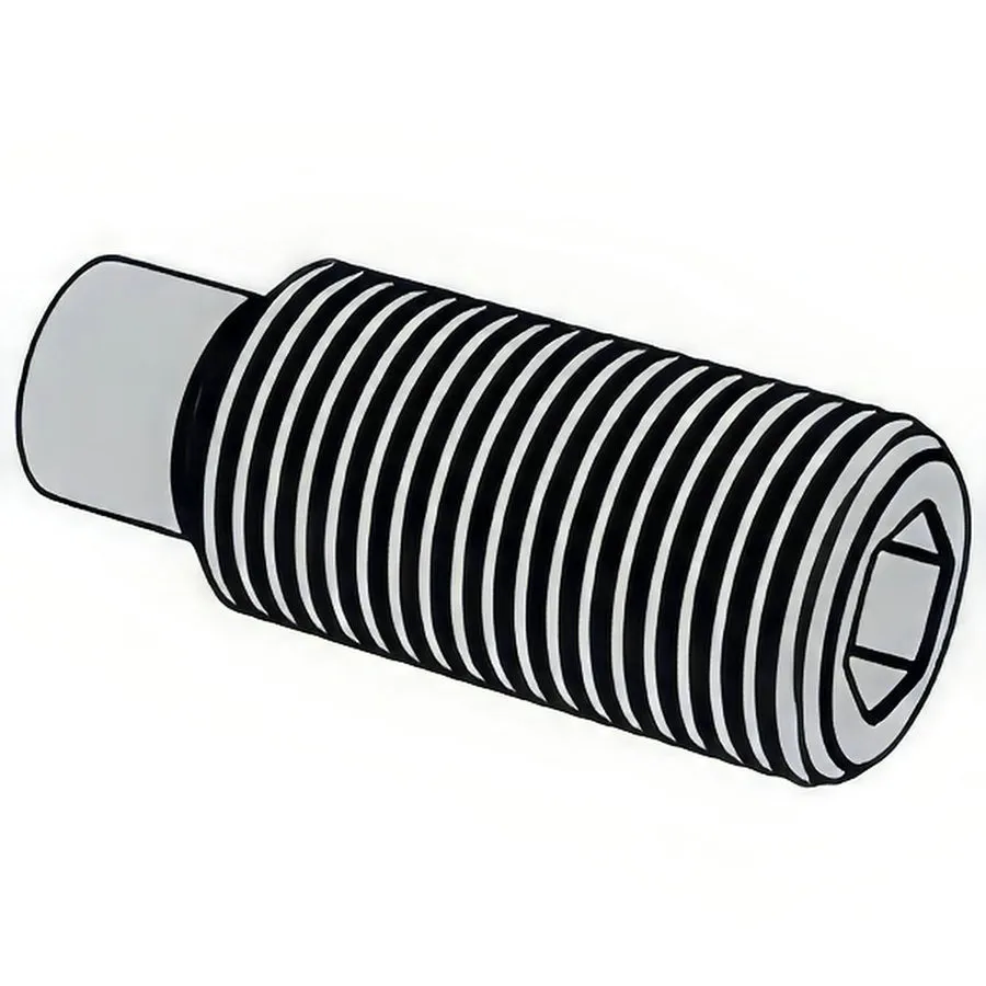 Hexagon Socket Set Screws (Half Dog Point)