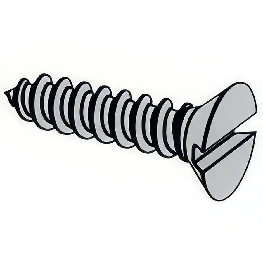 Slotted Flat Countersunk Head Tapping Screws - Type AB