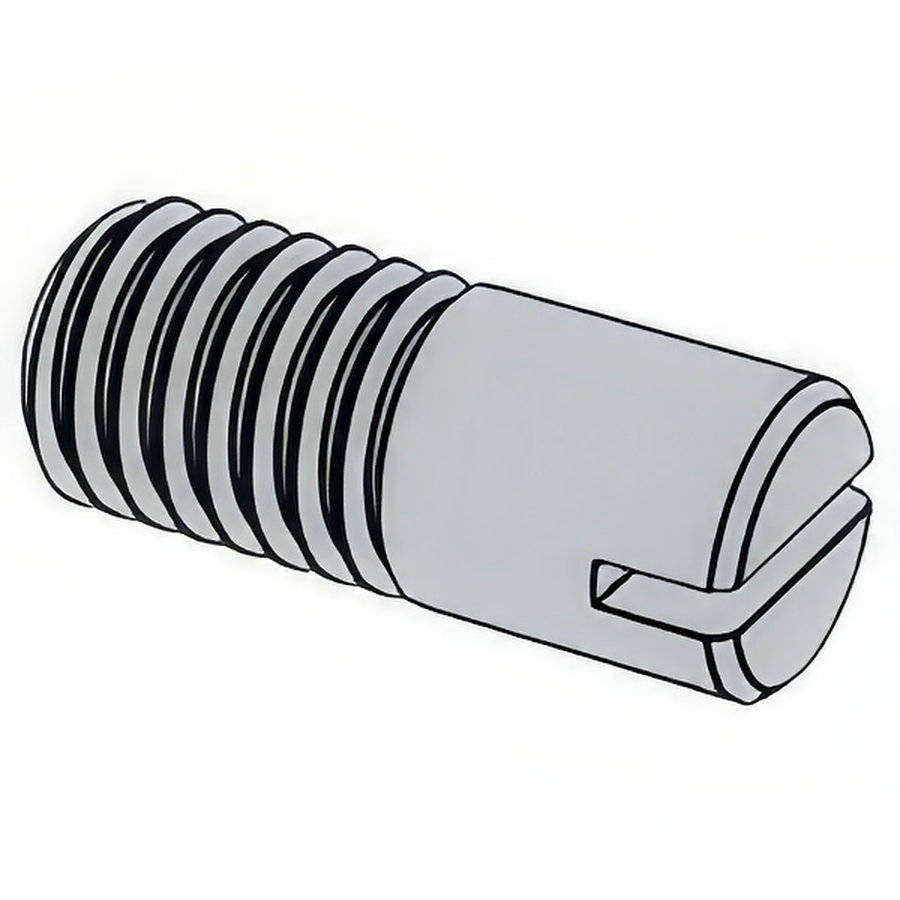 Slotted Headless Screws With Shank