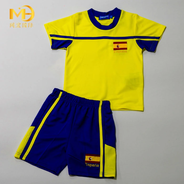 Boys Polyester Double-sided Fabric Sports Suit