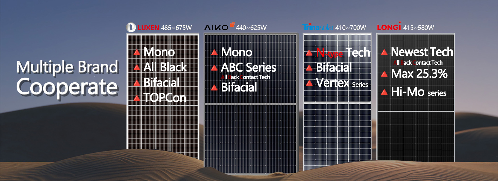 A Grade Mono Solar Panels