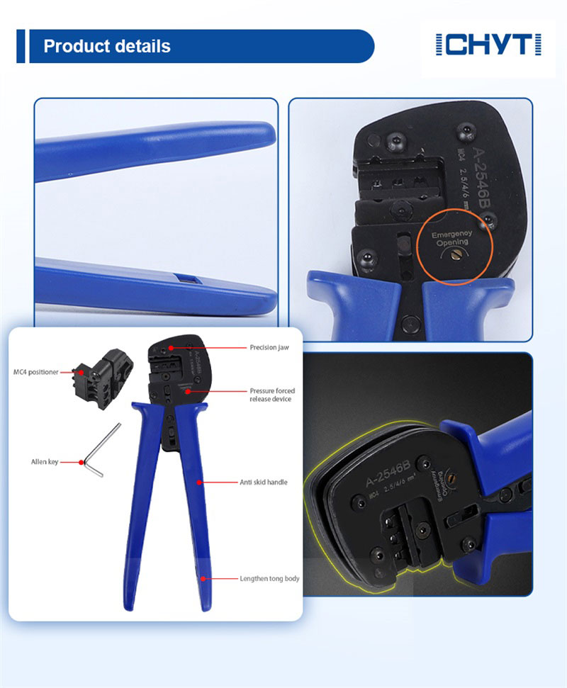 Solar Cable Crimping Tool