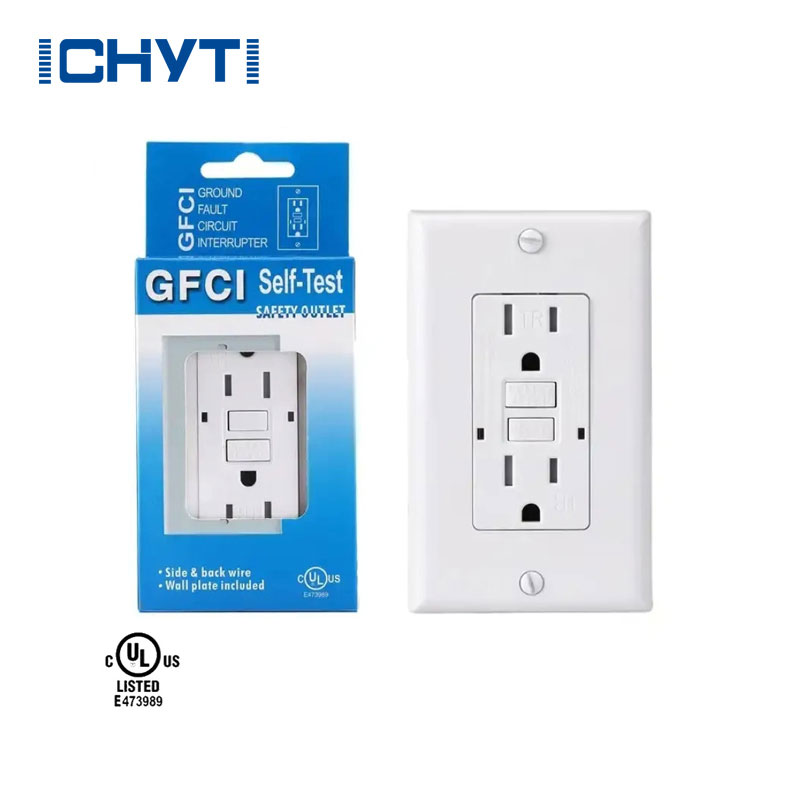 White Kitchen Gfci Device Outlet
