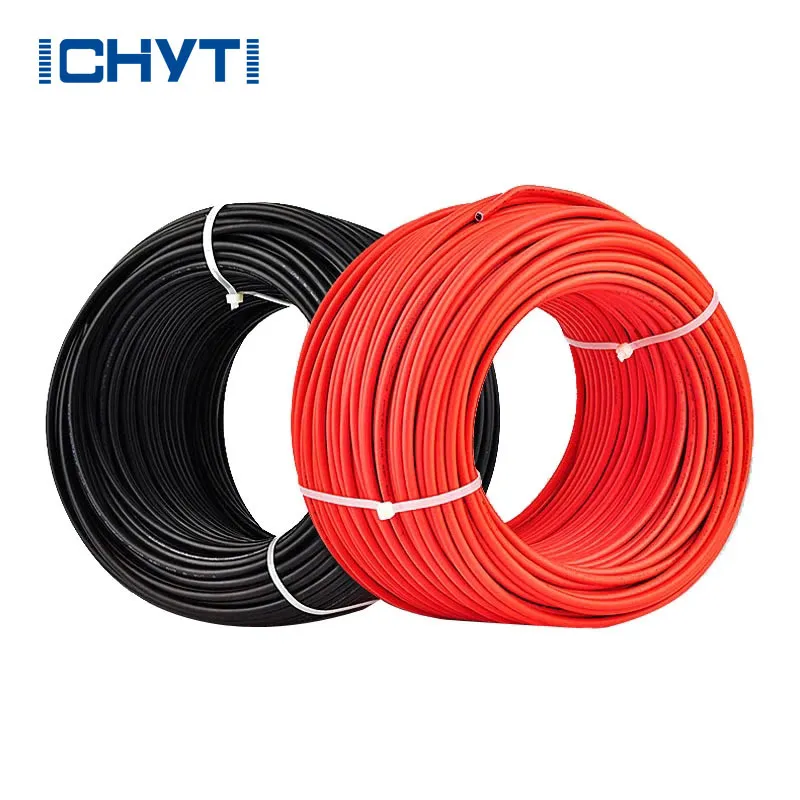 Thick solar panel cables