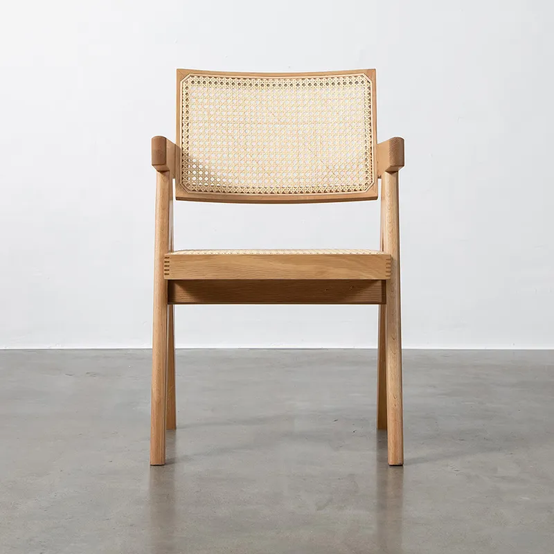 Replica Natural Rattan Chandigarh Armchair