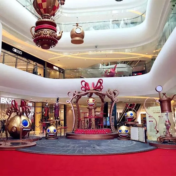 Arte de instalación de apertura de centro comercial