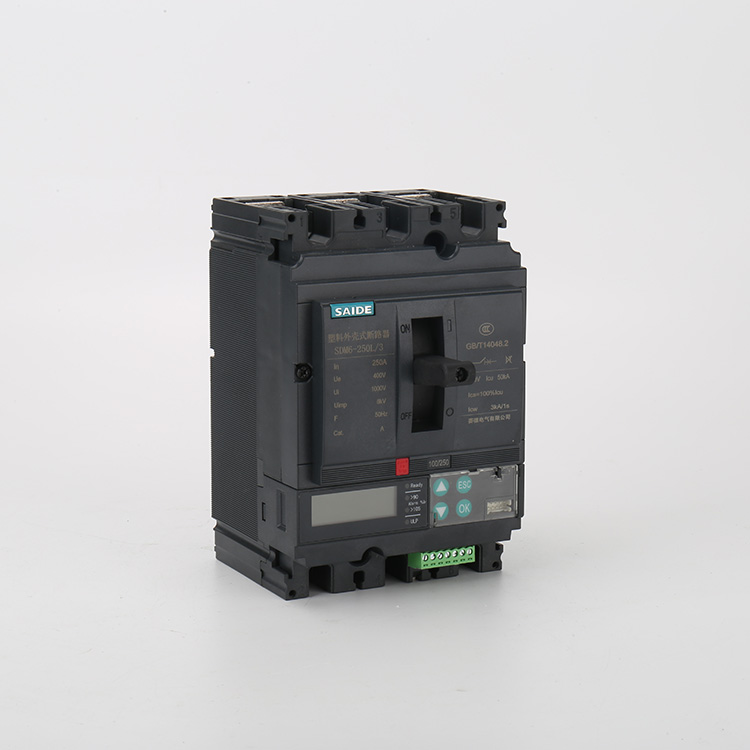 250A LCD Display Moulded Case Circuit Breaker