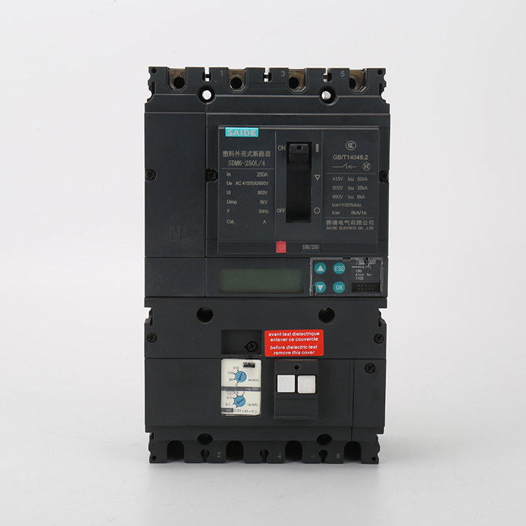 250A Molded Case Circuit Breaker with Current