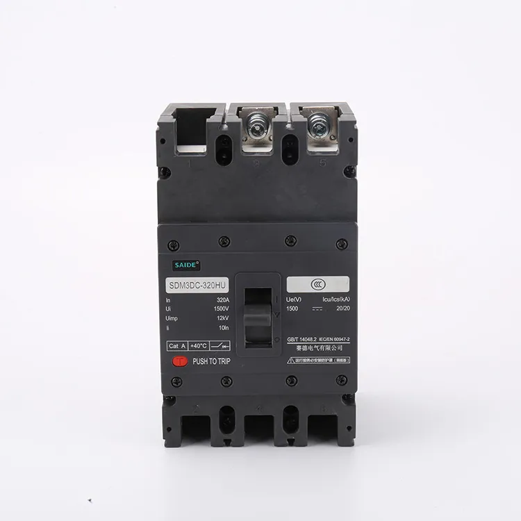 320A Năng lượng mới DC Mccb 2P 3P