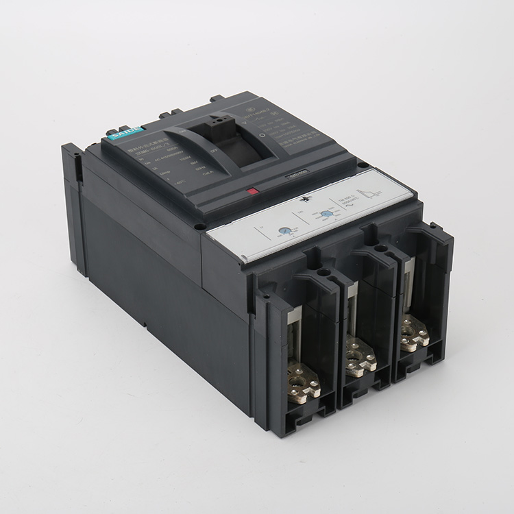 Disjuntor caixa moldada de botão duplo magnético térmico 600A