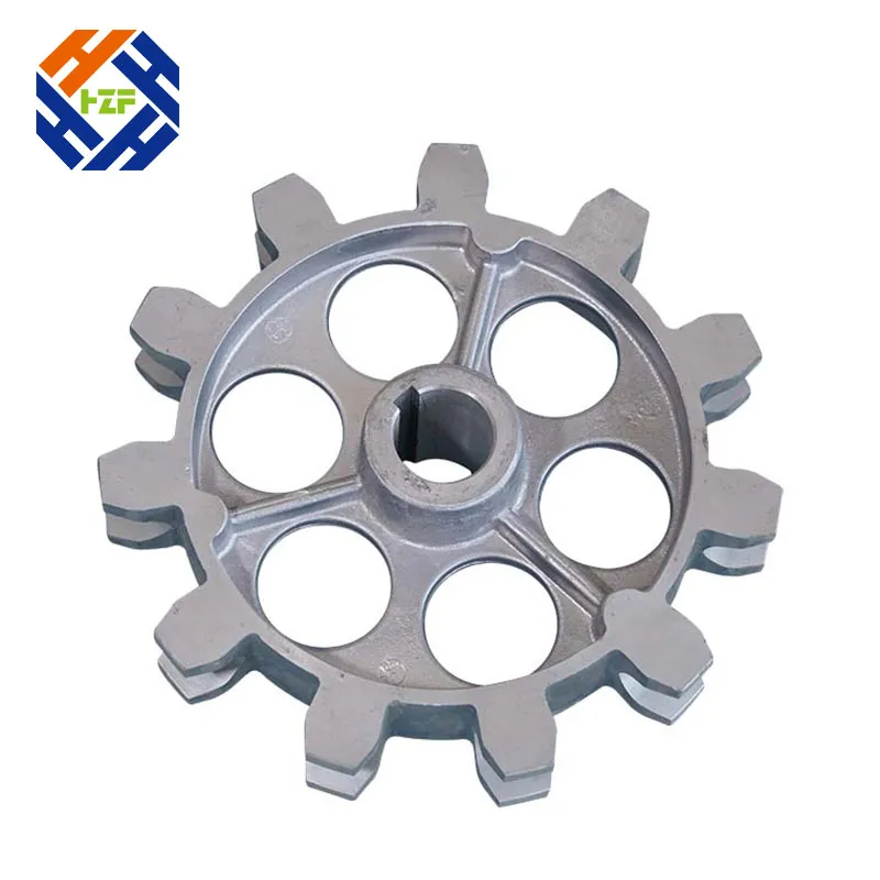 Aluminum Casting Drive Wheel Suitable for Chains with 70 Mm Disc Spacing