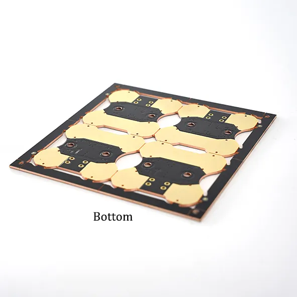 PCB double-layer board heat dissipation solution