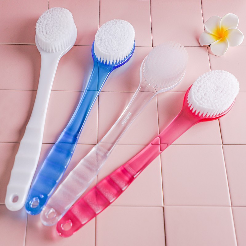 About the Plastic Long Handle Bath Brush For Back