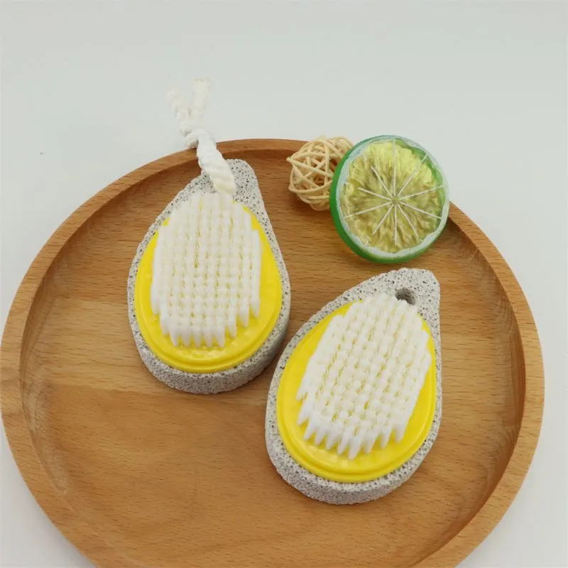 Lime à pied en plastique avec pierre ponce