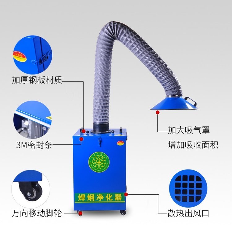 Comparison of advantages and disadvantages of centralized and mobile welding smoke purifiers