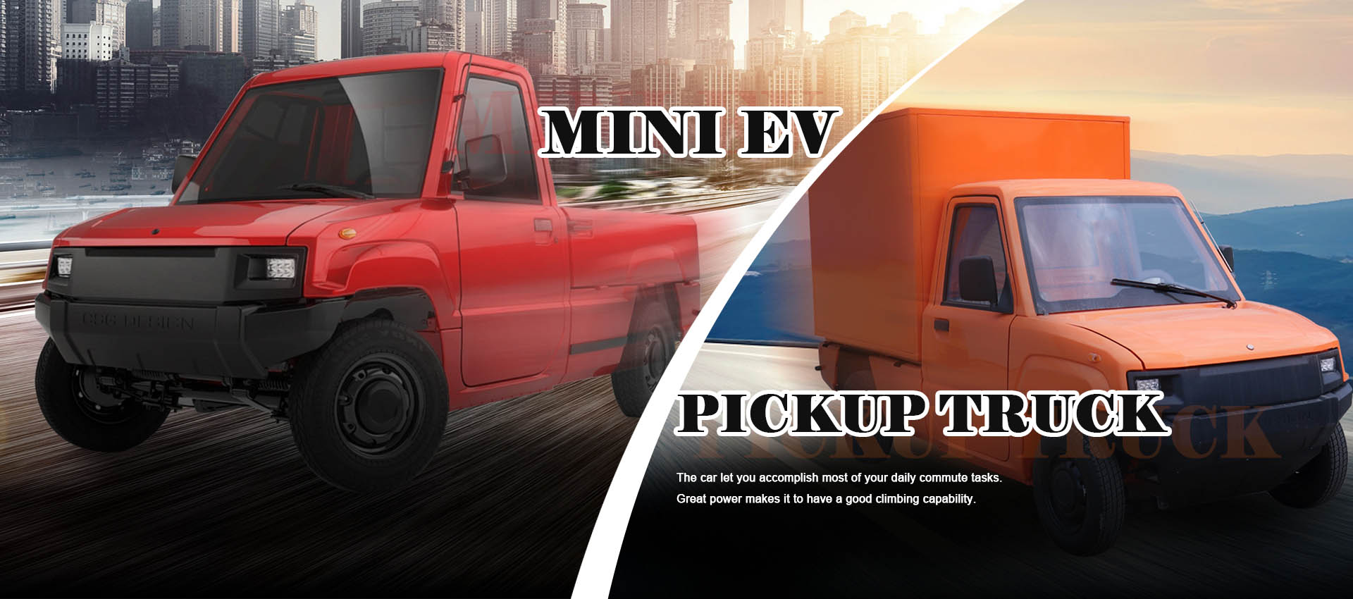 Mga Manufacturer ng Mini EV Pickup Truck