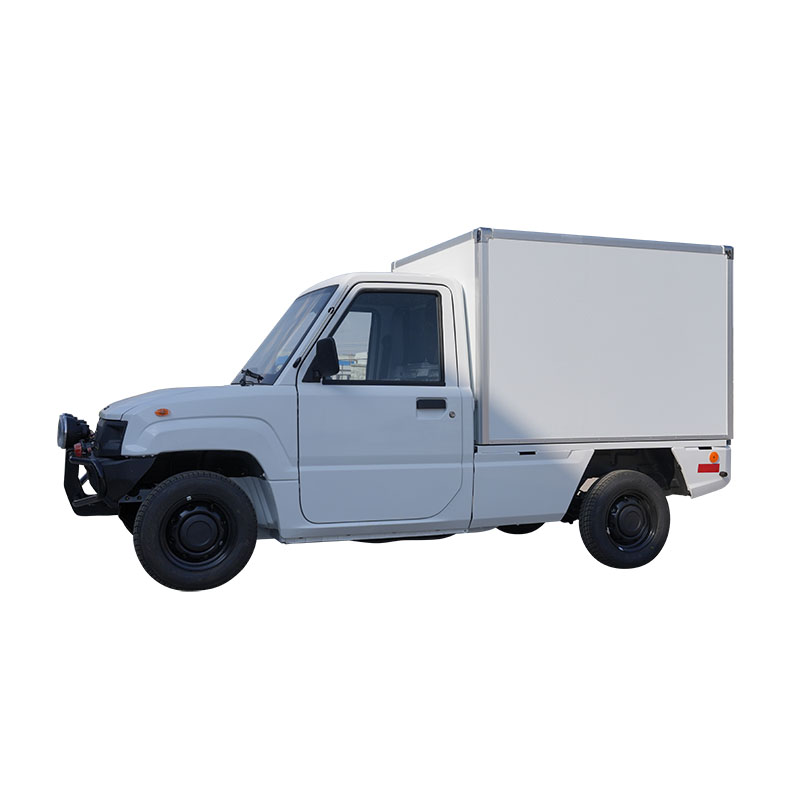 Mini camioneta eléctrica con caja de carga