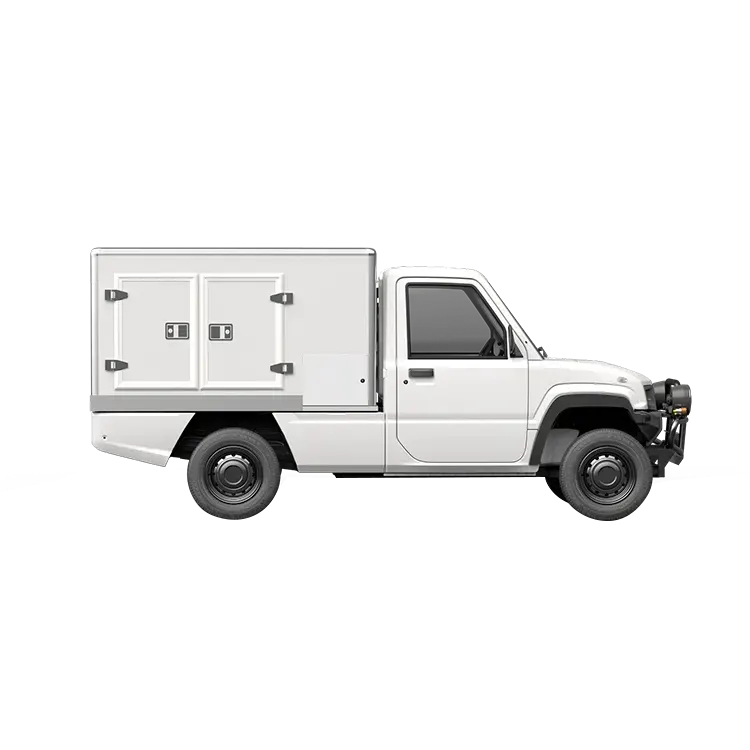 Elektrischer Mini-Pickup mit Cargo-Box