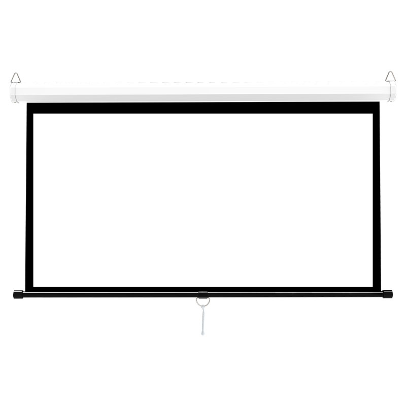 100-calowy ręczny ekran projektora 16:9 HD