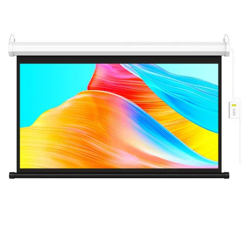 120 Zoll 16: 9 HD 4K Fernbedienung elektrischer Bildschirm zum Aufhängen an der Wand