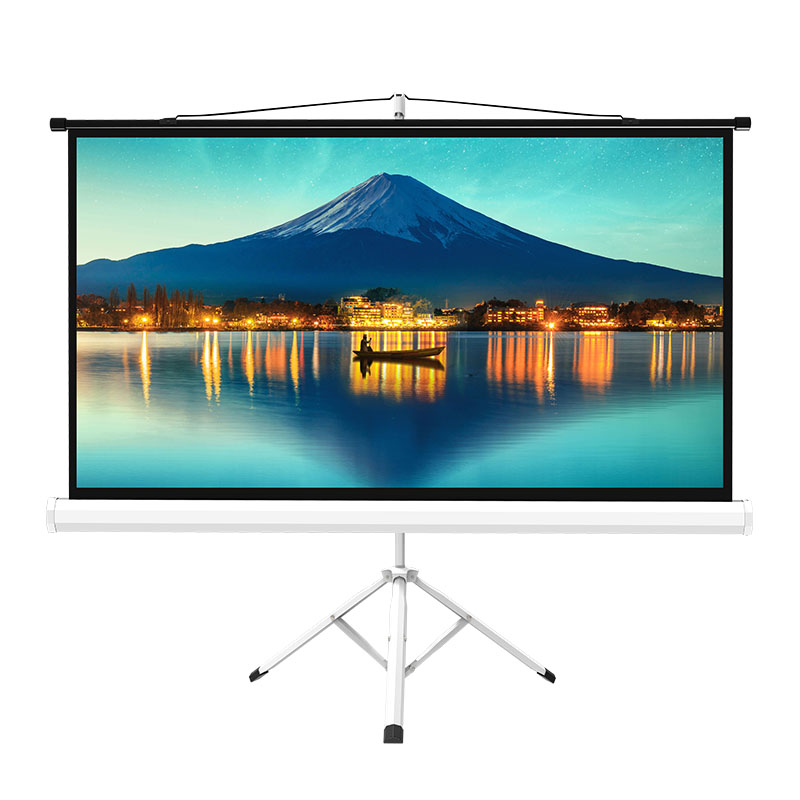 Tripod Stand 100 Inch 4K HD 16:9 Mobile Projector Screen