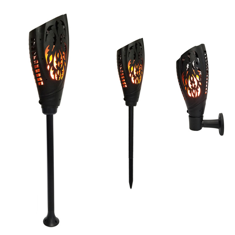 Outdoor 99 Led Waterproof Solar Flame Torch Pathway Light