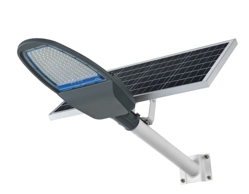 Farola LED con panel solar todo en uno integrado IP65 impermeable al aire libre