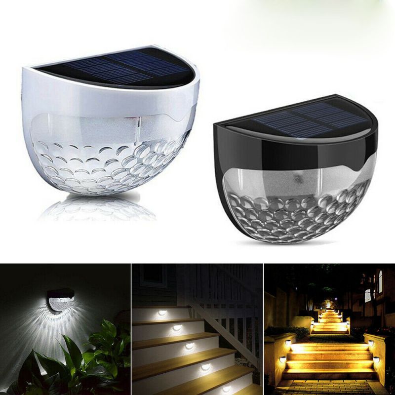 Outdoor Waterproof 6 LED Solar Powered Fence Stair Step Lights