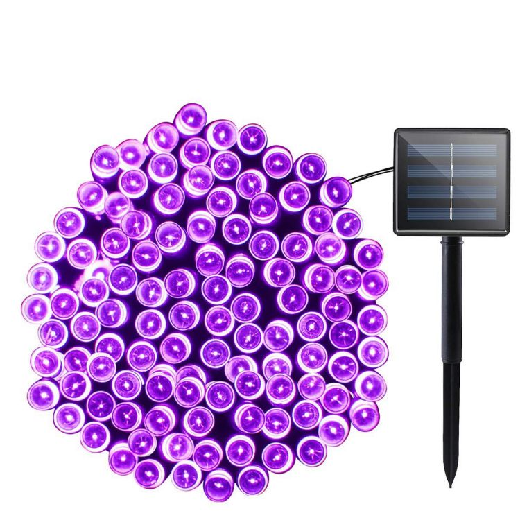 Outdoor Waterproof 12m 100 LED Multicolour Solar Powered Christmas Wedding String Lights